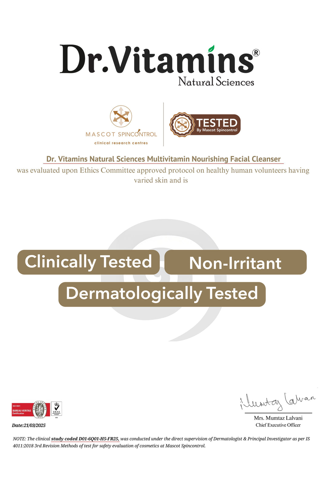 Multivitamin Nourishing Facial Cleanser